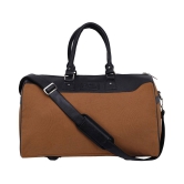 Leather World Tan Solid M Duffle Bag - M