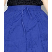 Sttoffa - Blue Cotton Womens Broomstick Skirt ( Pack of 1 ) - 40