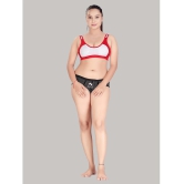 HAYA Red Cotton Non Padded Womens Everyday Bra ( Pack of 1 ) - None