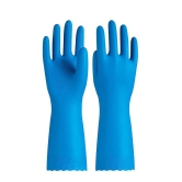 HOMETALES Multi-Purpose Silicon Gloves for Washing & Home Cleaning,Assorted (2 Pairs)