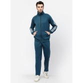 KZALCON - Teal Cotton Blend Regular Fit Mens Tracksuit ( Pack of 1 ) - XL