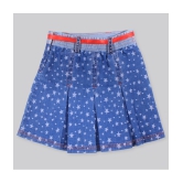 Cutecumber - Blue Denim Girls A-Line Skirt ( Pack of 1 ) - None