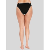 ILRASO - Black Modal Solid Women's Bikini ( Pack of 1 ) - None