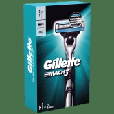 Gillette Mach 3 Shaving Razor (Handle + 2 Cartridge), 123 G