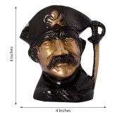 eCraftIndia Multicoloured Brass Antique Pirates Pen Stand