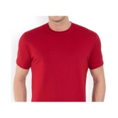 SKYRISE Cotton Red Solids T-Shirt - None