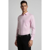 Men Pink Slim Fit Formal Full Sleeves Formal Shirt