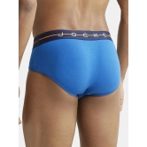 Jockey NY15 Men Cotton Elastane Solid Brief - Classic Blue - None