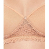 KYODO - Beige Cotton Lightly Padded Womens Everyday Bra ( Pack of 1 ) - 36B