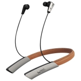 UBON CL-66 Bluetooth Bluetooth Neckband On Ear 70 Hours Playback Active Noise cancellation IPX4(Splash & Sweat Proof) Brown