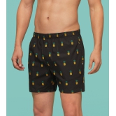 Remix Cotton Boxers Pineapple Black XL