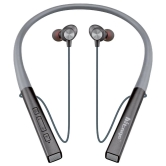 hitage In-the-ear Bluetooth Headset with Upto 30h Talktime Deep Bass - Grey - Grey