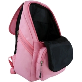 mikebags 10 Ltrs Pink Polyester College Bag - Pink