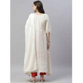 miravan - White Cotton Women's Anarkali Kurti ( Pack of 1 ) - None