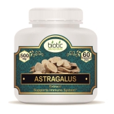 Biotic Astragalus Capsules - 500MG Extract - Veg Capsule 60 no.s