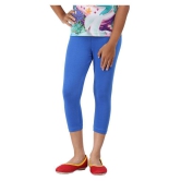 BEIGE,FUCSHIA AND PURPLE COLOURS CAPRI LEGGINGS FOR GIRLS - 9-10 Years