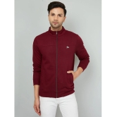 YHA Fleece Mens Casual Jacket - Wine ( Pack of 1 ) - None