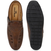 UrbanMark - Brown Mens Sandals - None