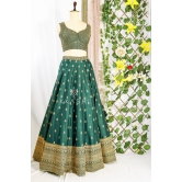 Enchanting Emerald: Kkashi Green Lehenga