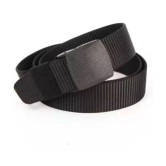 SUNTAP - Black Nylon Mens Casual Belt ( Pack of 1 ) - None