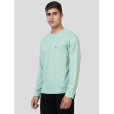 YHA - Mint Green Cotton Blend Regular Fit Mens T-Shirt ( Pack of 1 ) - None