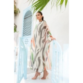 Rich Georgette Kaftan Dress L