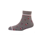 Men Pack Of 2 Patterned Cotton Ankle Length Socks