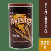 Twister Chocolate Wafer Roll Chocolate Cream, 320 Gm