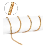 AanyaCentric Combo of 2 Gold Plated 28inches Long Fashion Chain - None