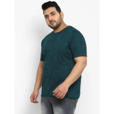 Urbano Plus - Green Cotton Regular Fit Mens T-Shirt ( Pack of 1 ) - None