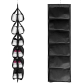 12 Grids Shoes Hanging Closet Organizer