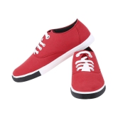 Kzaara Sneakers Red Casual Shoes - 6