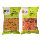 BGR Foods Combo Offer - Bombay Mixture & Chilli Banana Chips (400g Pack of 2)