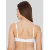 ILRASO - White Cotton Non Padded Women's T-Shirt Bra ( Pack of 1 ) - None