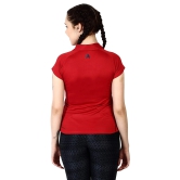 WOMEN CORE POLO-XS / Red