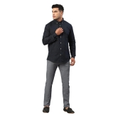 Men's Full Sleeve Tailored Fit Navy Casual Shirt