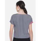 ALL WAYS YOU Polyester Regular Tops - Grey Single - L