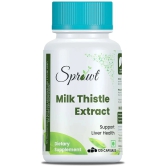 Sprowt Milk Thistle Extract With 800Mg Of Silybum Marianum Detox Supplement For Men And Women