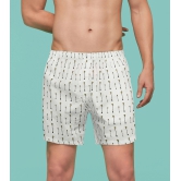 Remix Cotton Boxers Streetlight White M