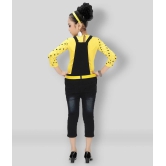 Arshia Fashions - Yellow Denim Girls Top With Dungarees ( Pack of 1 ) - None