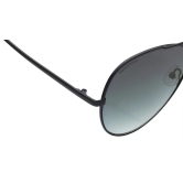 Black Aviator Sunglasses for Men and Women