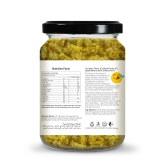 Natureland Organics Green Chilli And Garlic Pickle, 350 gm Each - Pack of 2