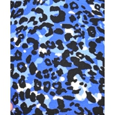 LEOPARD FLEECE GIRLS JOGGER - BLUE-0-6 MONTHS / 1N / BLUE