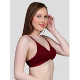 TCG Pack of 1 Cotton Blend Non Padded Womens Push Up Bra ( Maroon ) - None