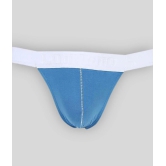 La Intimo Cotton Mens Thongs ( Blue ) - 80