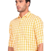 Ruggers - 100 Percent Cotton Regular Fit Yellow Men's Casual Shirt ( Pack of 1 ) - None