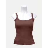 Radprix Cotton Camisoles - Brown Single - None