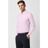 Men Pink Slim Fit Formal Full Sleeves Formal Shirt