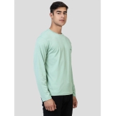 YHA - Mint Green Cotton Blend Regular Fit Mens T-Shirt ( Pack of 1 ) - None