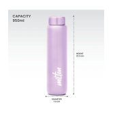 Milton Aqua 1000 Stainless Steel Water Bottle (950 ml) Purple - Purple